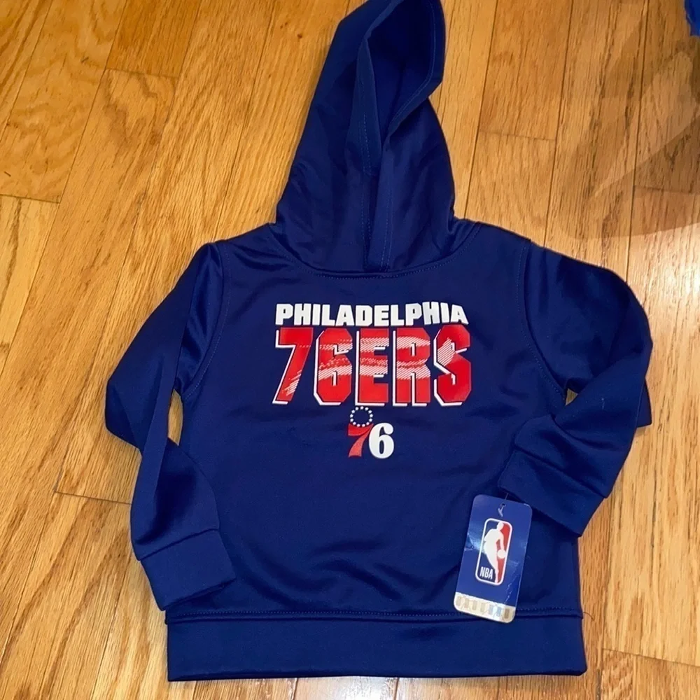 Philadelphia 76ers nba toddler hoodie nwt
